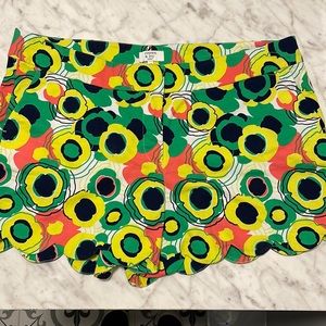 Crown and Ivy shorts scalloped cut edges size 14 P